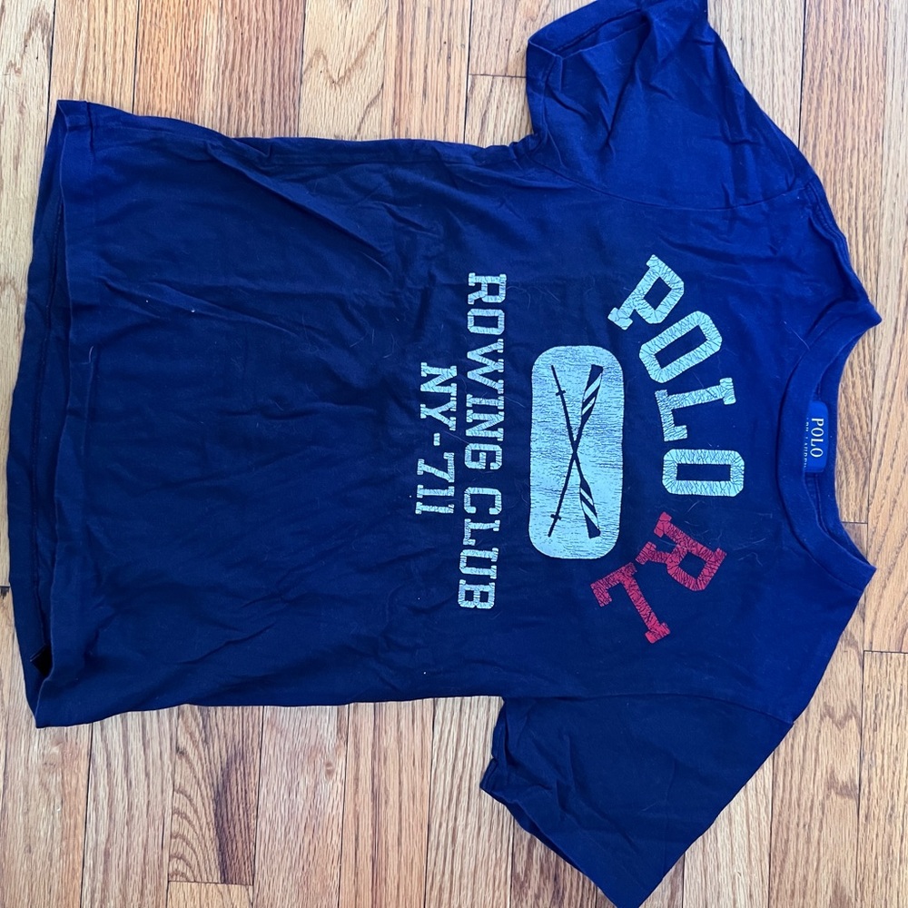 Ralph Lauren Navy Graphic Tee